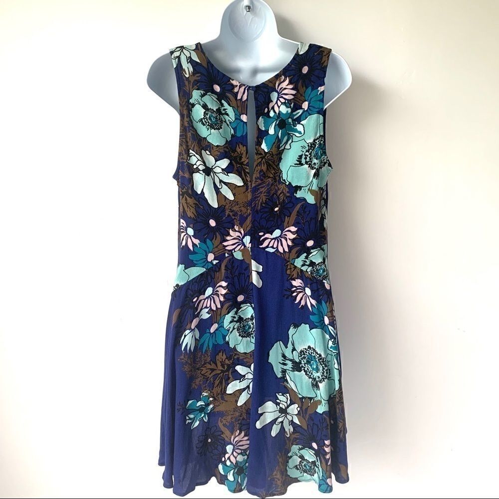 FREE PEOPLE FLORAL SWING DRESS TUNIC - Picture 3 of 8